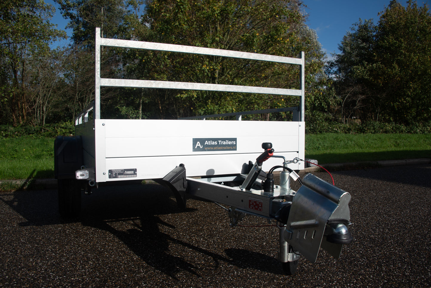 Open aanhanger met 1.000kg laadvermogen