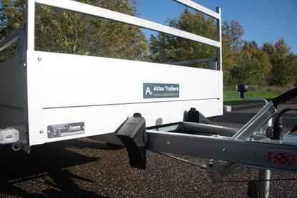 Open aanhanger met 1.000kg laadvermogen